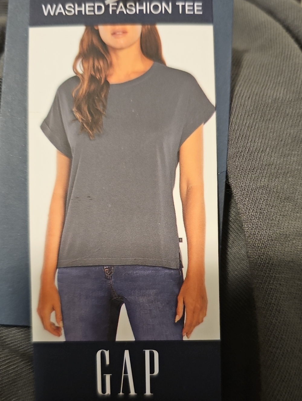 GAP Washed Fashion Tee - Charcoal Gray